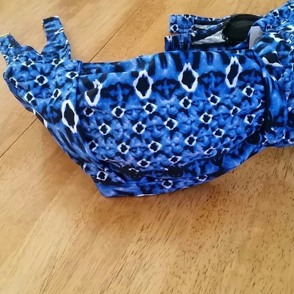 𝅺SWIM SEXY PlUS SIZE TRIBAL BANDEAU - Picture 6 of 8